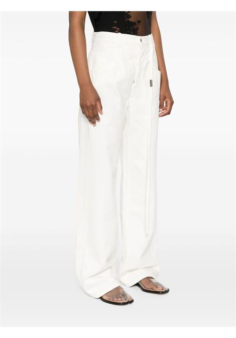 White Claire mid-rise wide-leg jeans ANN DEMEULEMEESTER - women ANN DEMEULEMEESTER | 2401WTR41DFA038004